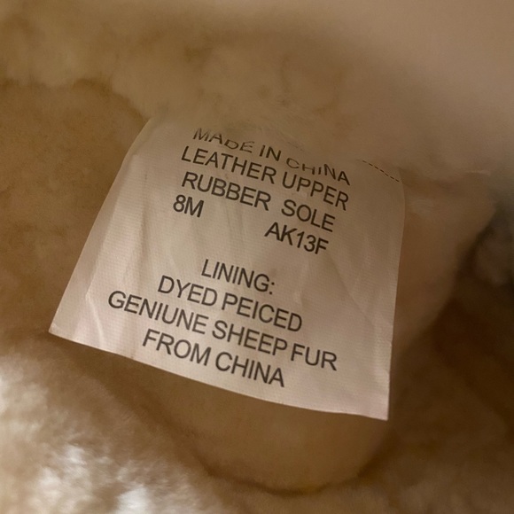 Authentic Michael kors suede fur boots tan - Picture 6 of 11